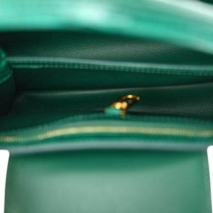 Louis Vuitton Alligator Capucines BB Emeraude 6 of 10