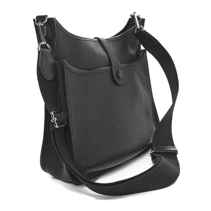 Hermes Taurillon Clemence Evelyne III PM Black 3 of 10