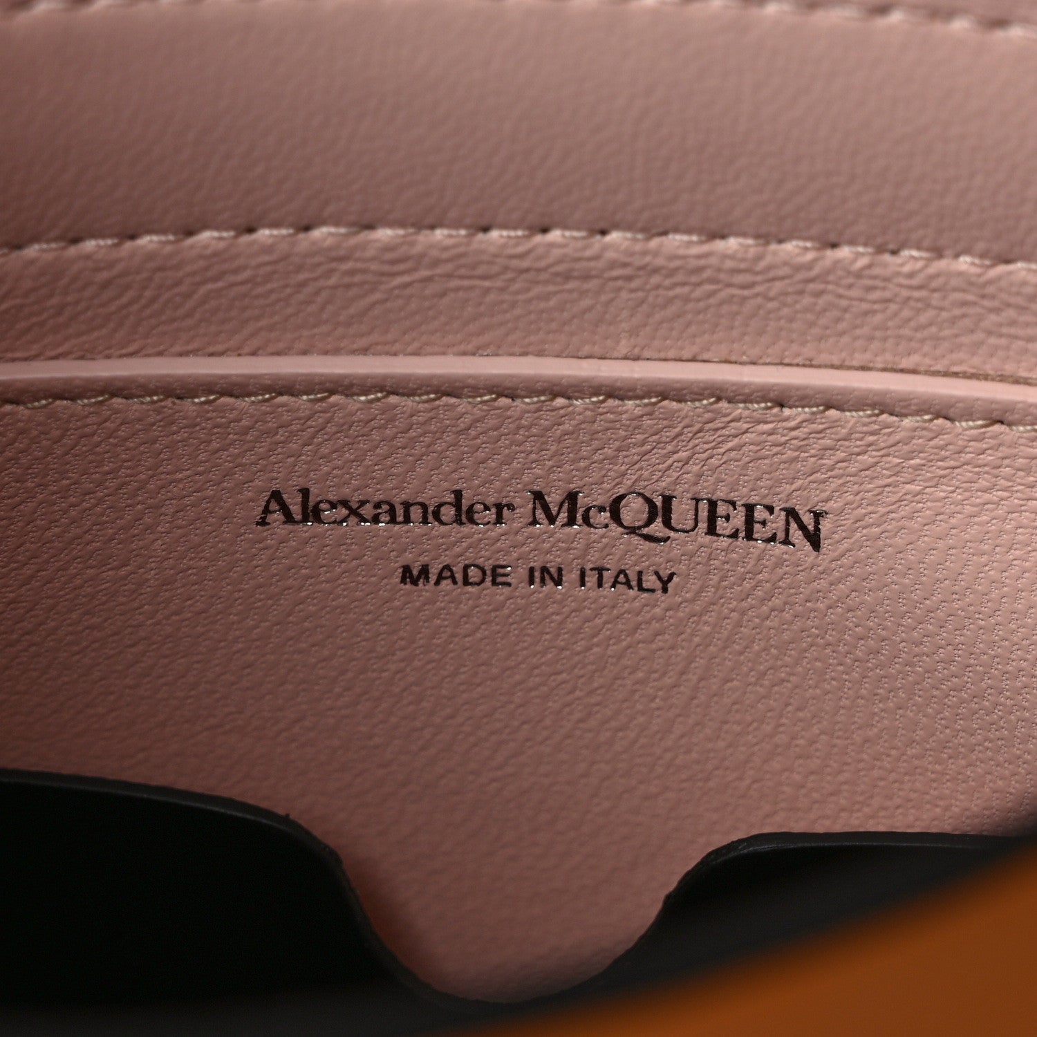 Alexander McQueen Calfskin The Curve Small Shoulder Bag Tan 6 of 13