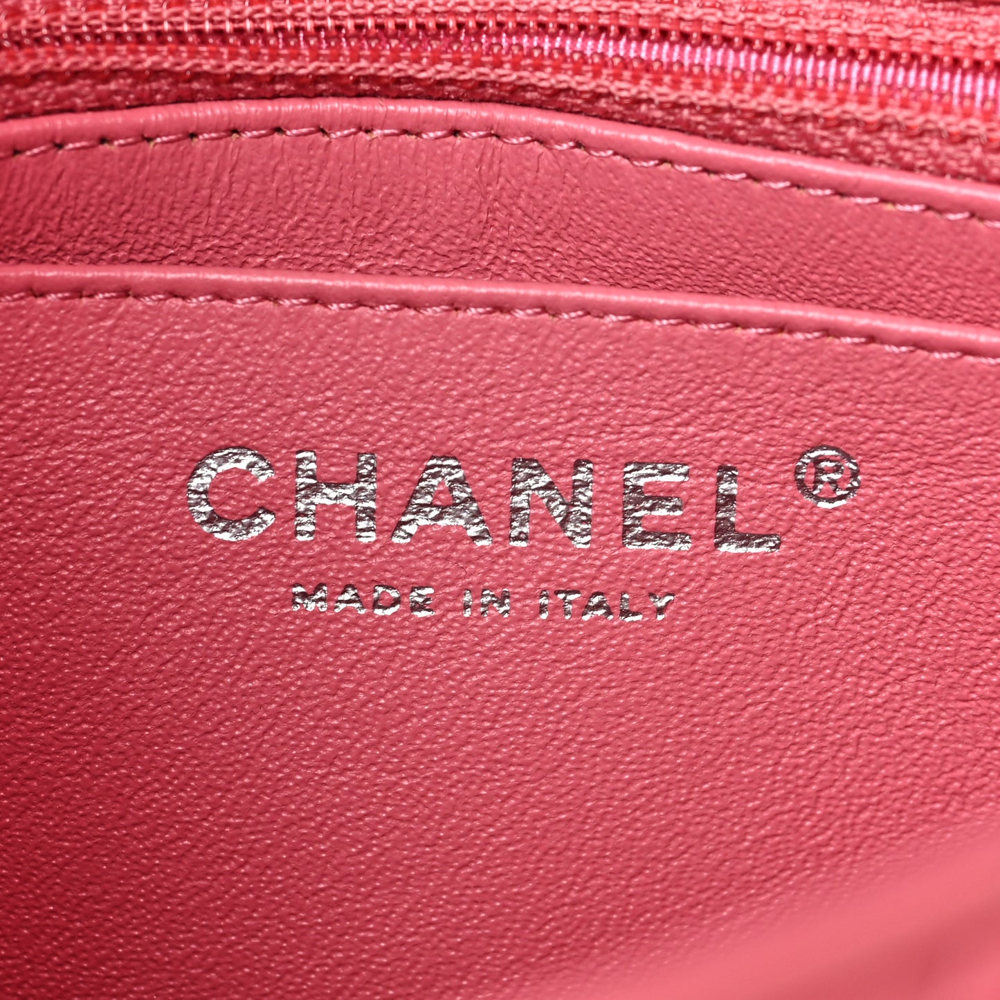 Lambskin Quilted Mini Square Flap Pink