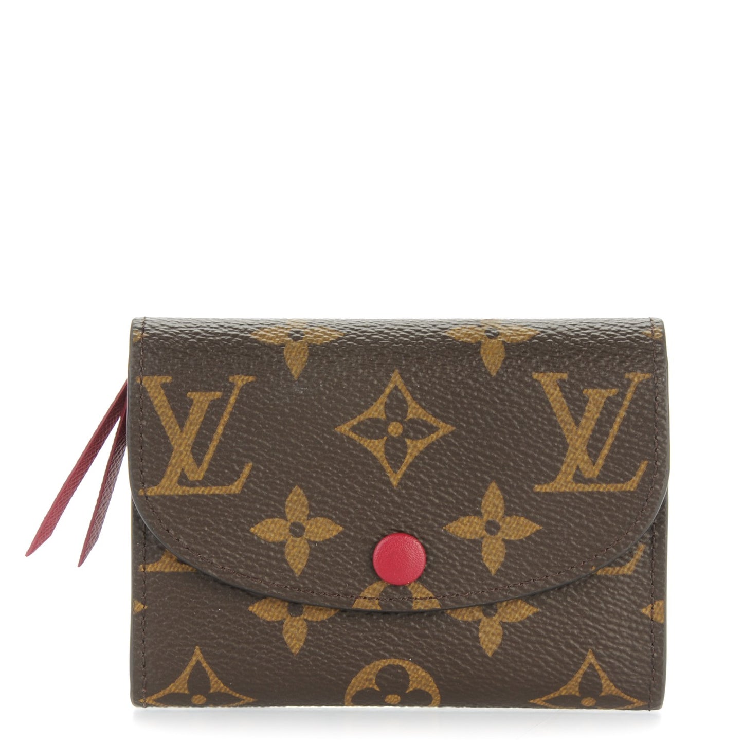 Monogram Rosalie Coin Purse Fuchsia