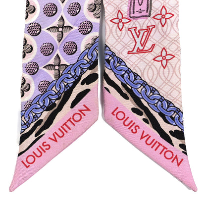 Louis Vuitton Silk Monogram Bubblegram BB Bandeau Blush 3 of 3