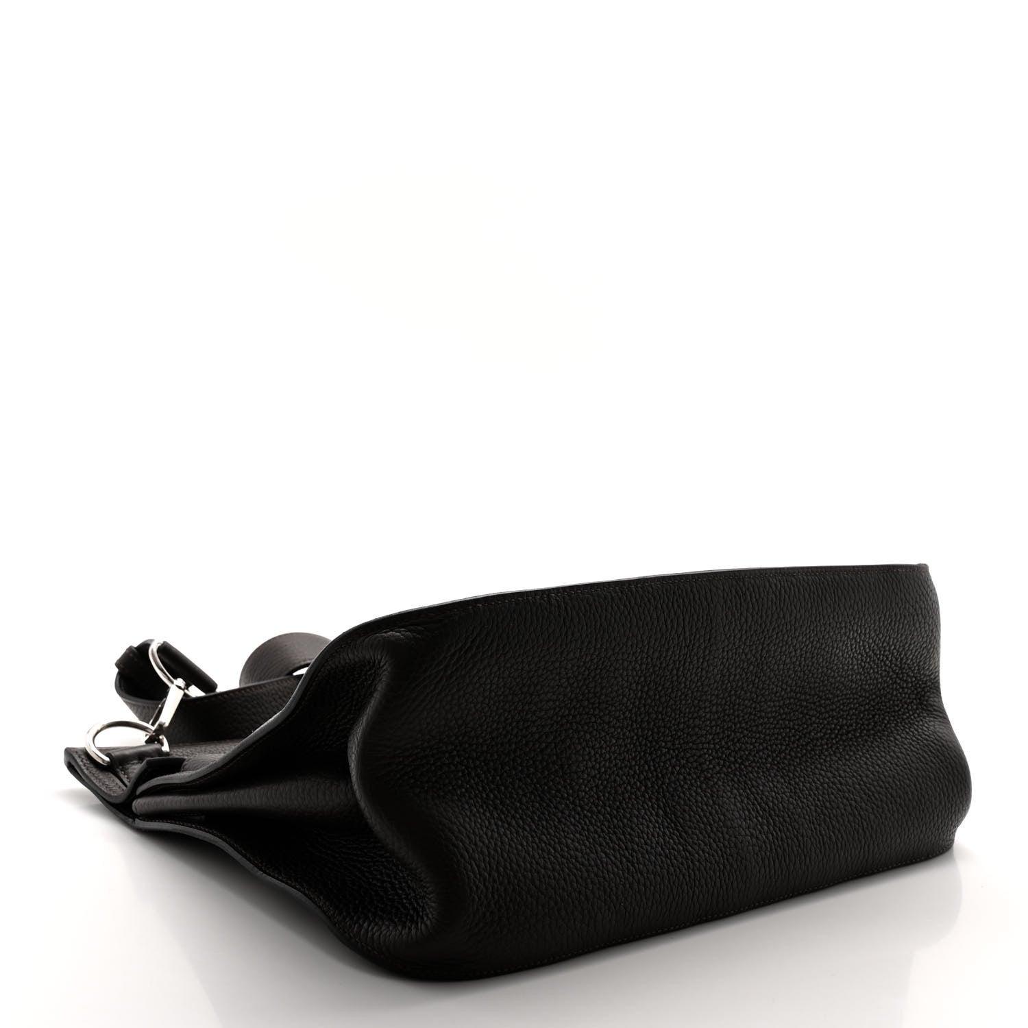Hermes Taurillon Clemence Jypsiere 34 Chocolate 4 of 12