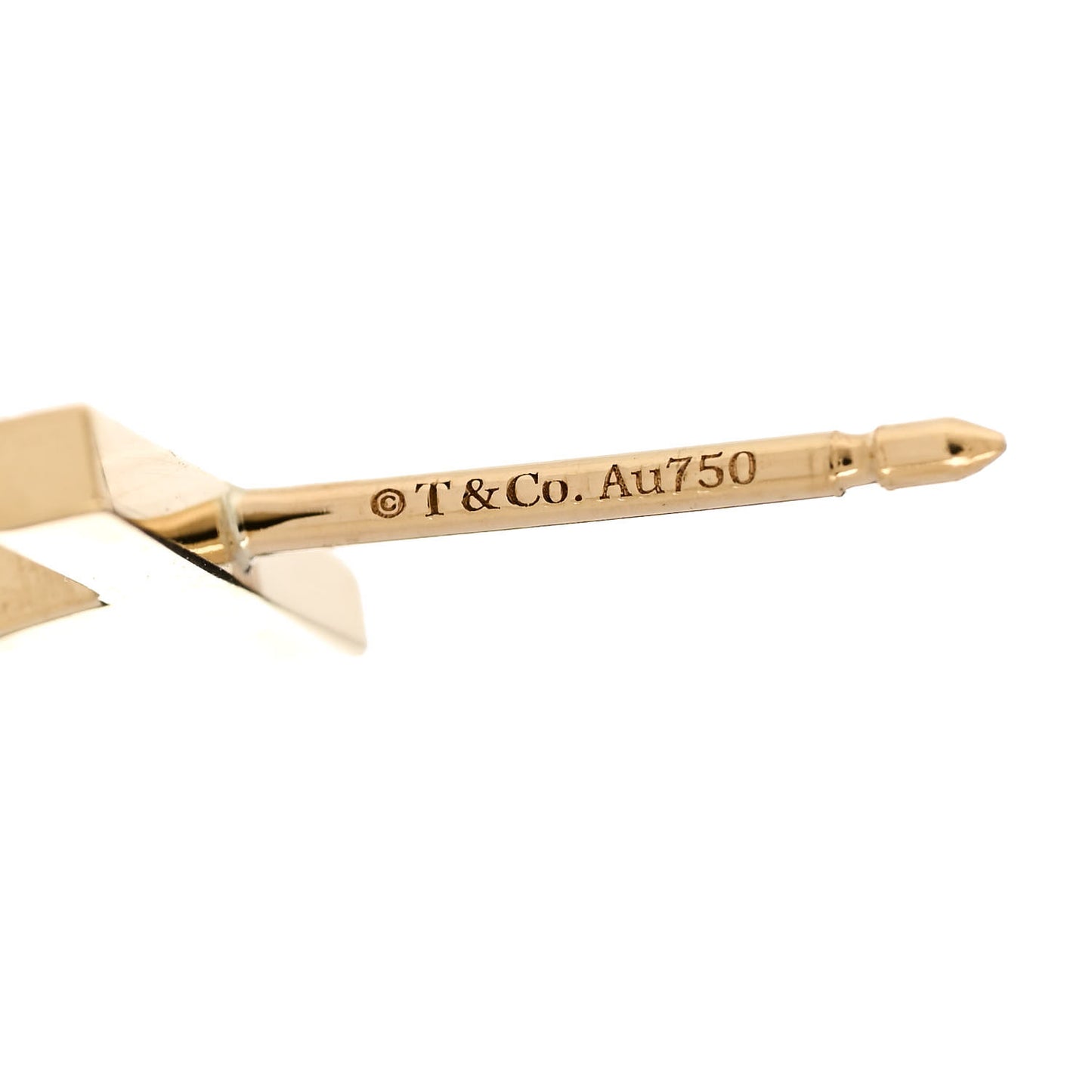 18K Yellow Gold Extra Large T Wire Hoop Earrings