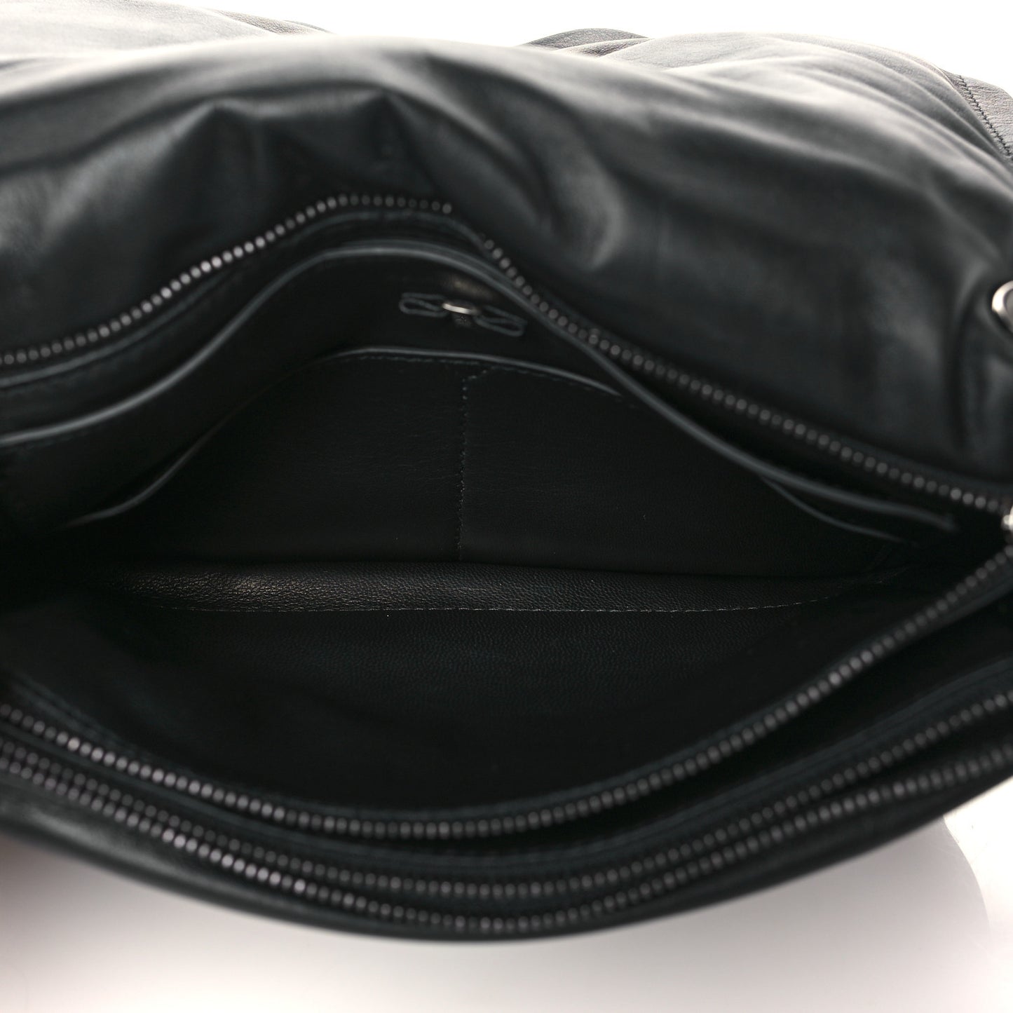Calfskin Small Viva Bow Shoulder Bag Black