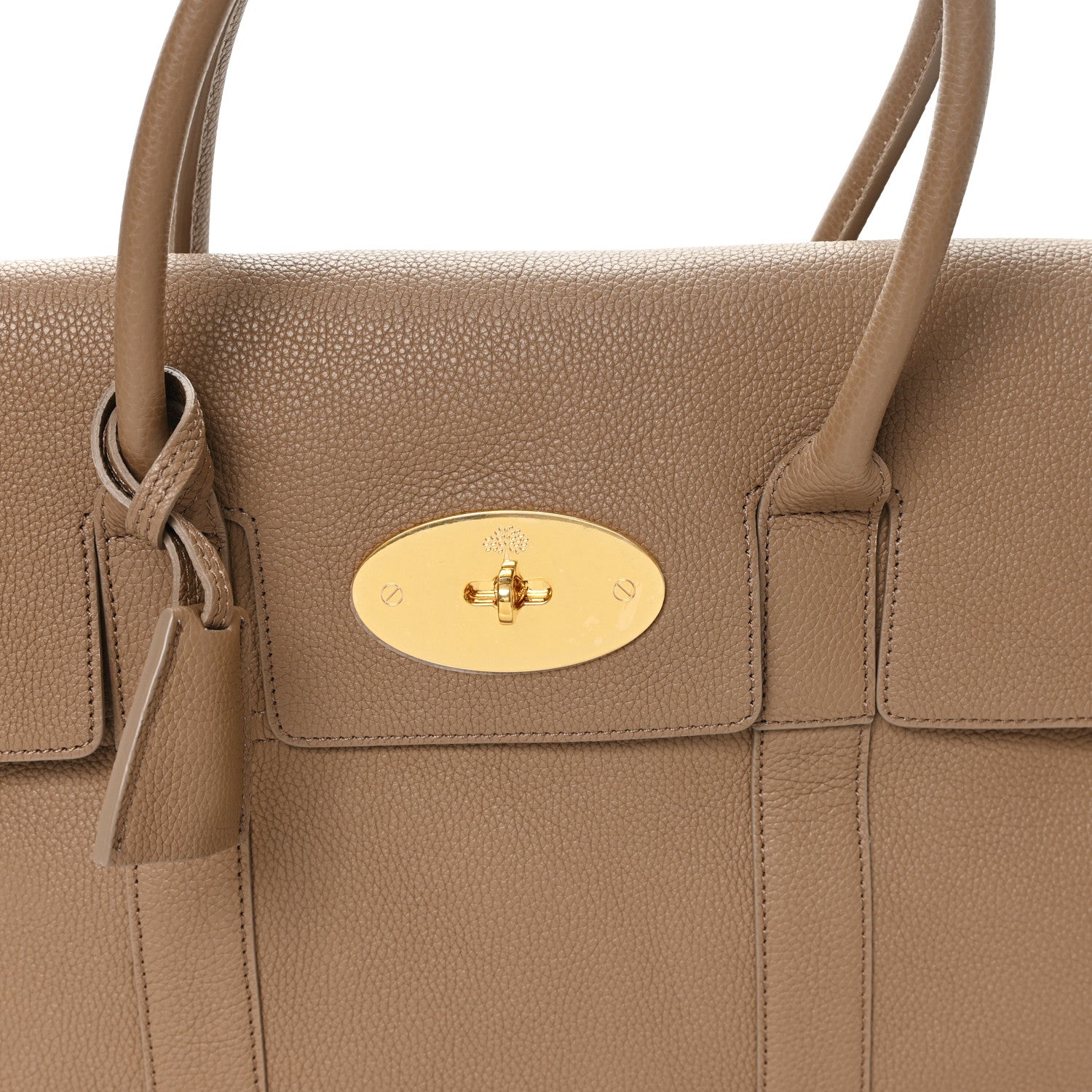Mulberry Small Classic Grain Bayswater Dark Beige 8 of 11