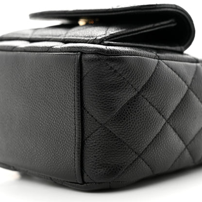 Chanel Caviar Quilted CC Mini Classic Backpack Black 10 of 11