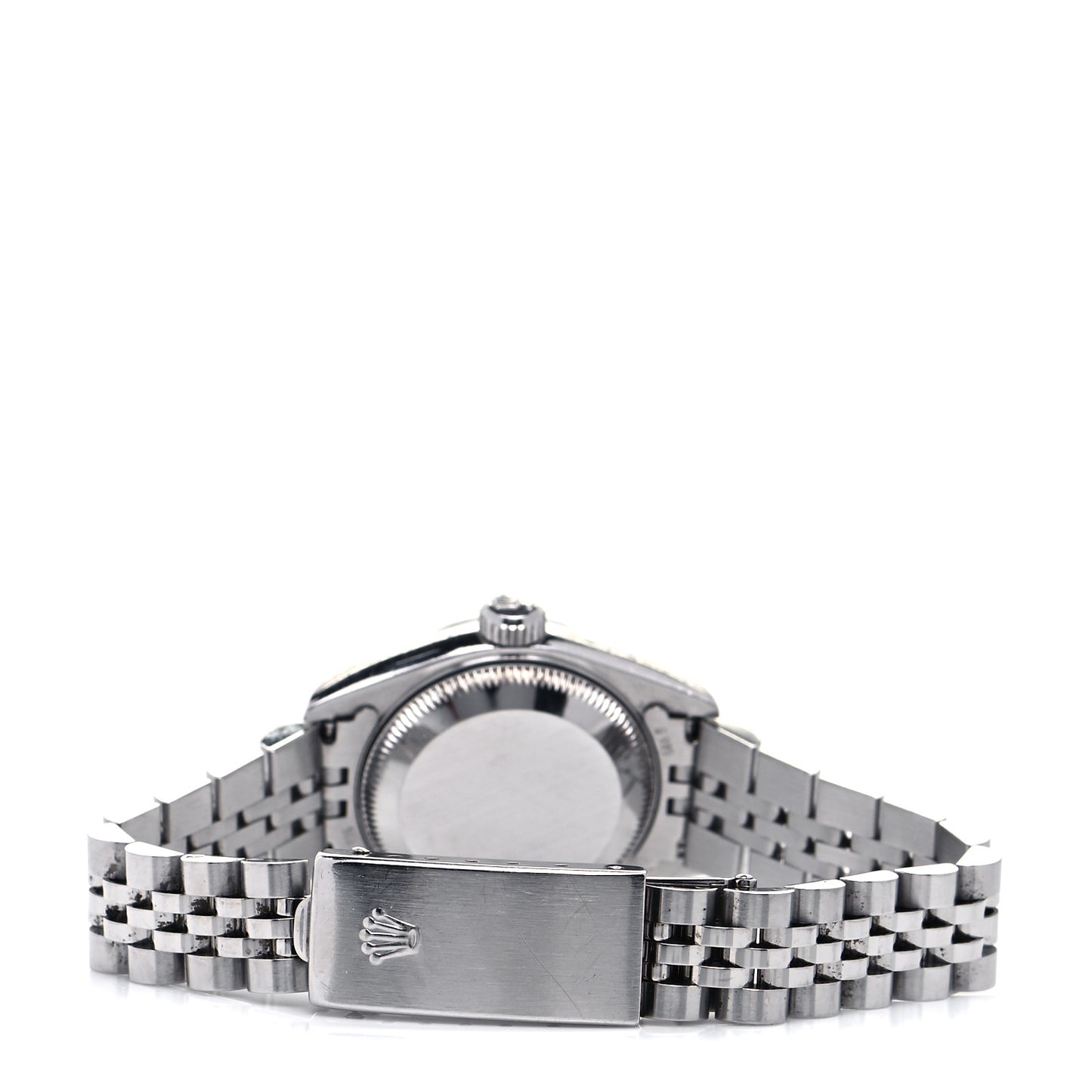 Stainless Steel 18K White Gold Diamond 26mm Oyster Perpetual Datejust Watch Silver 69174