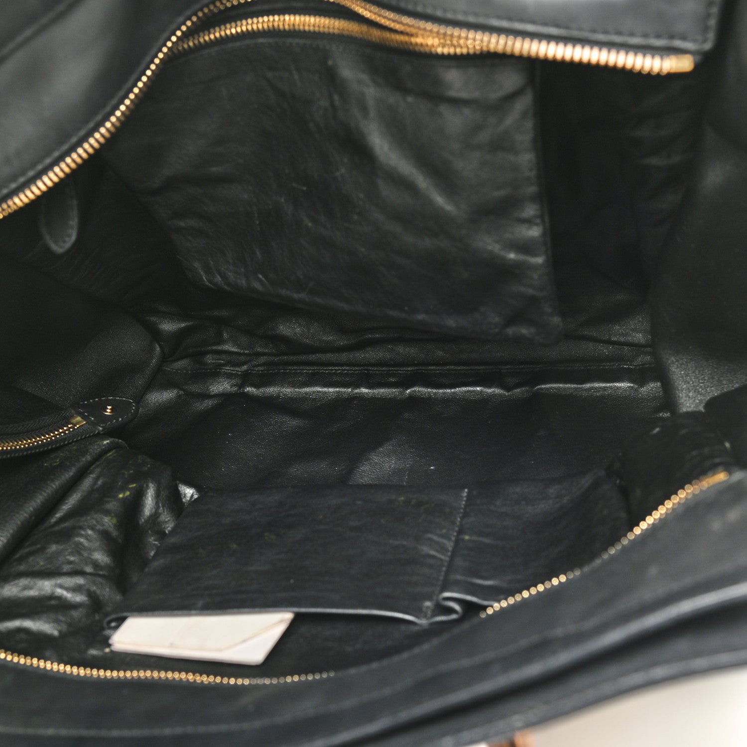 Celine Smooth Calfskin Shrunken Lambskin Medium Tri-Color Luggage White 4 of 20