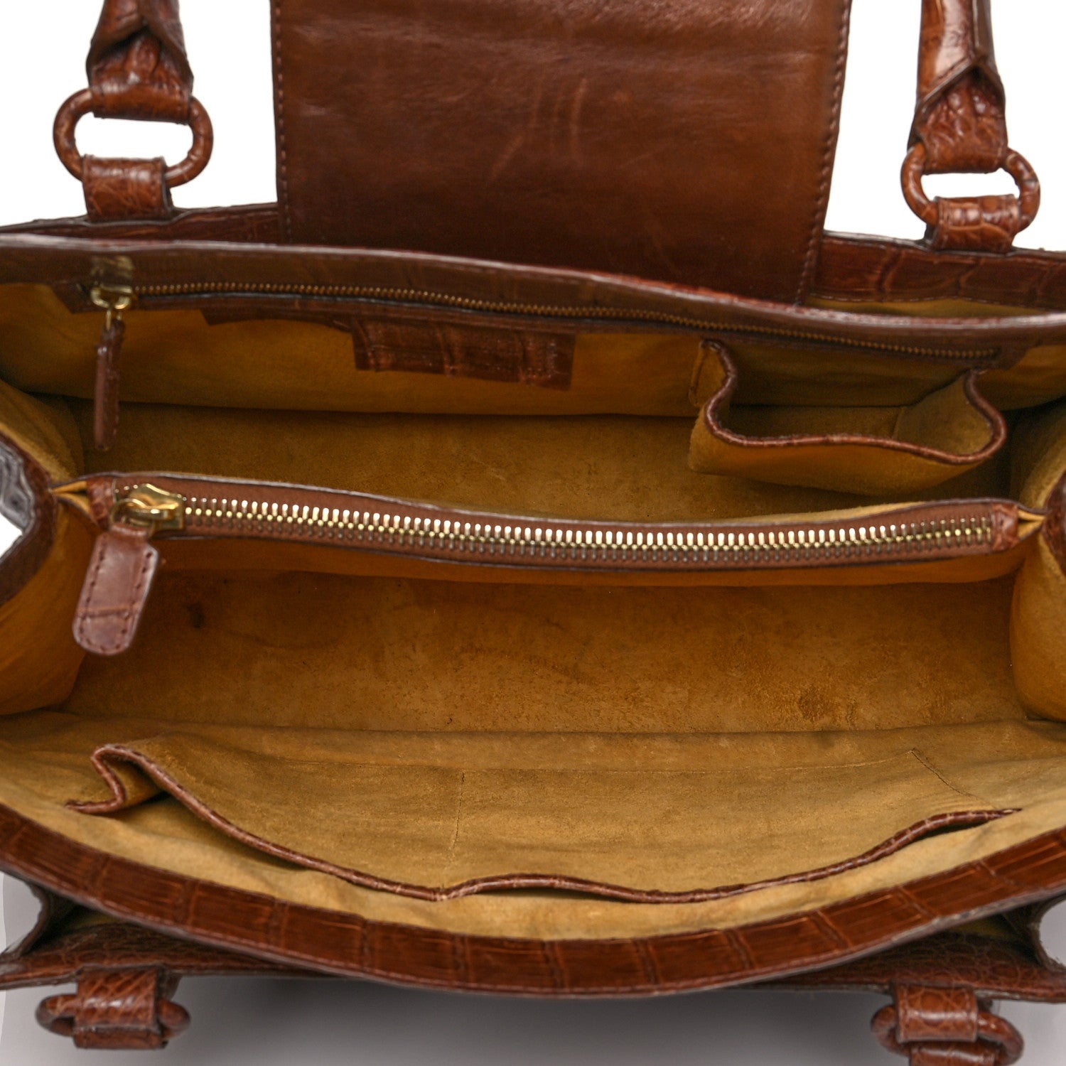 Nancy Gonzalez Crocodile Tote Brown 6 of 12
