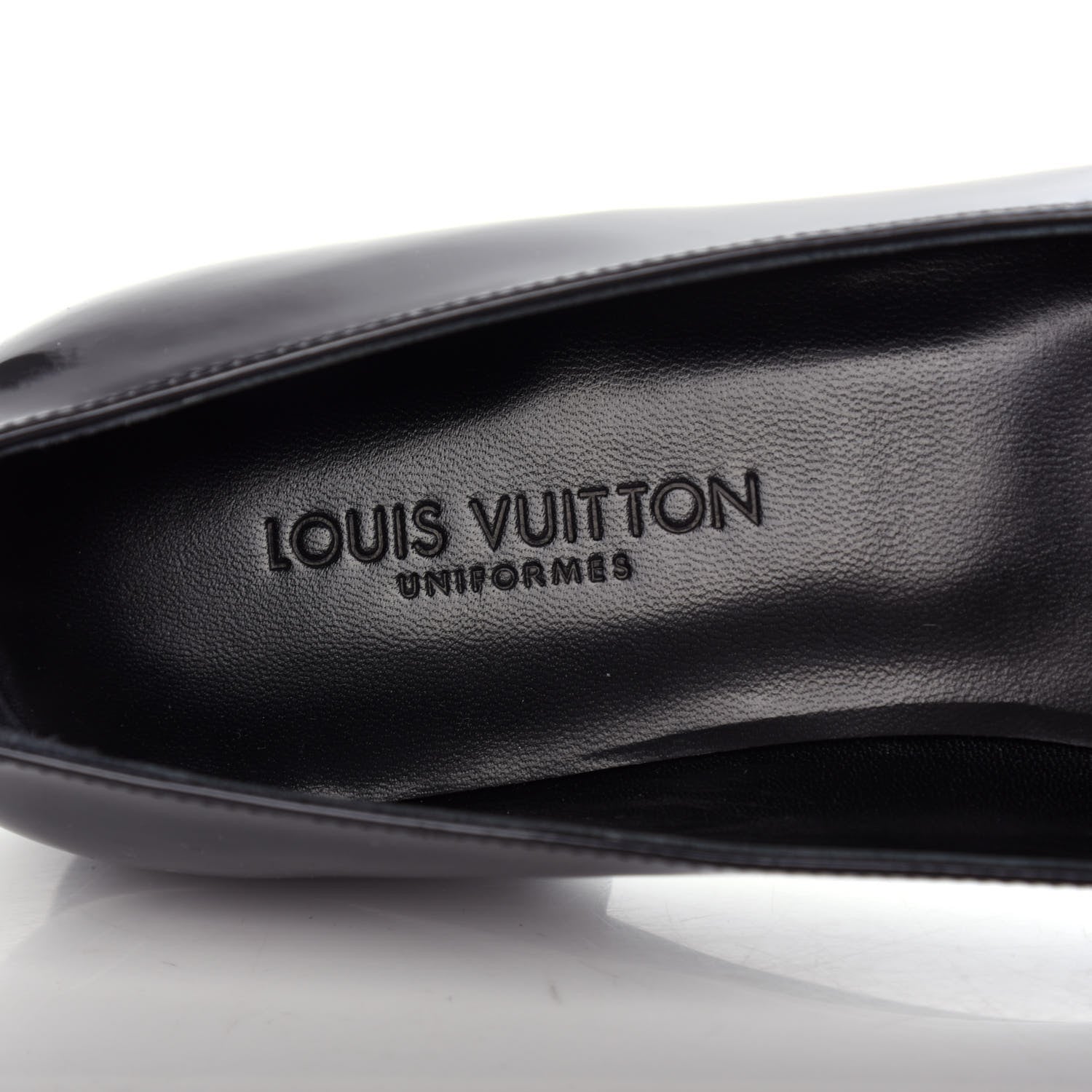 Louis Vuitton Patent Uniformes Ballet Flats 37 Black 8 of 10