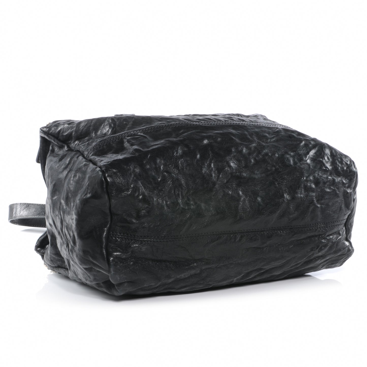 Textured Sheepskin Medium Pandora Pepe Messenger Black