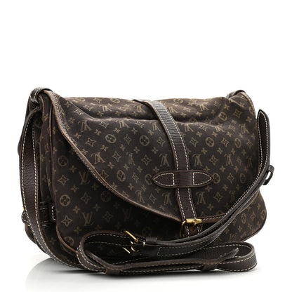 Louis Vuitton Monogram Mini Lin Saumur Ebene 3 of 18