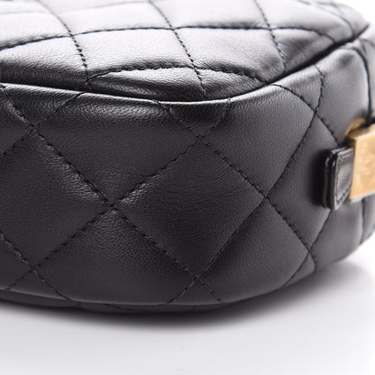 Chanel Lambskin Quilted Small Timeless Camera Case Black 9 of 10