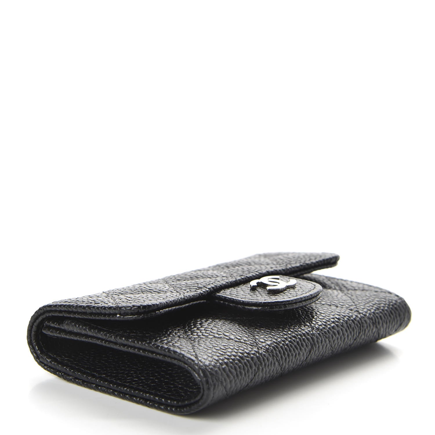 Chanel Caviar Quilted Flap Card Holder Black 4 of 7
