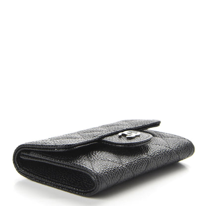 Chanel Caviar Quilted Flap Card Holder Black 4 of 7