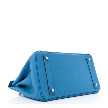 Hermes Togo Birkin 30 Bleu Zanzibar 4 of 11