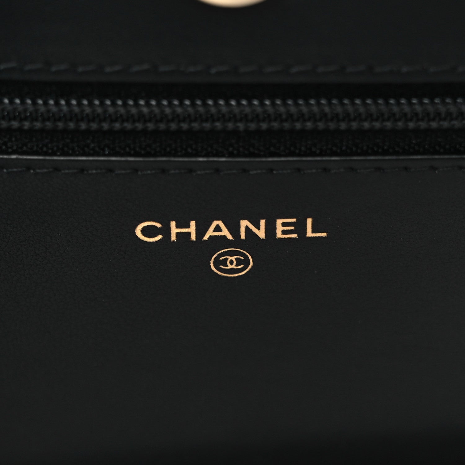 Chanel Caviar Quilted Boy Wallet On Chain WOC Black 6 of 10