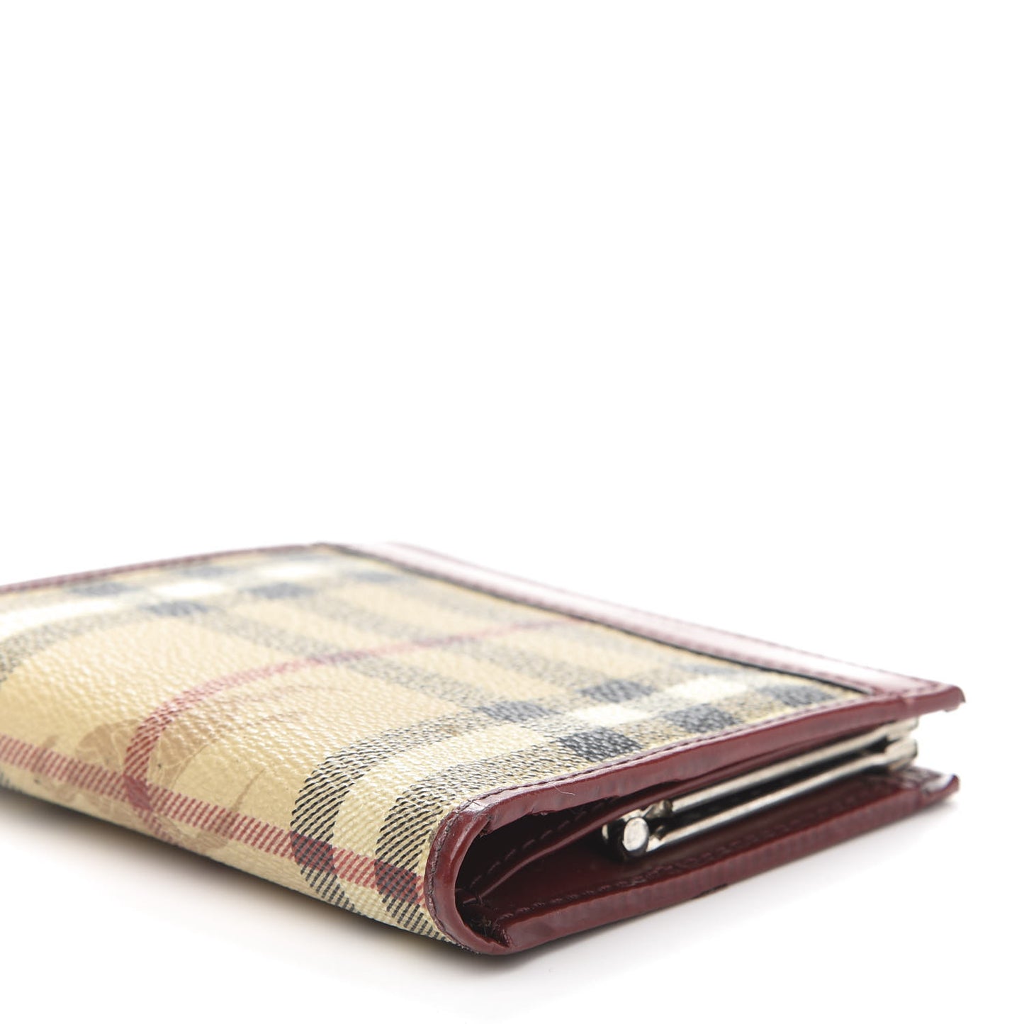 Haymarket Check French Wallet Military Red