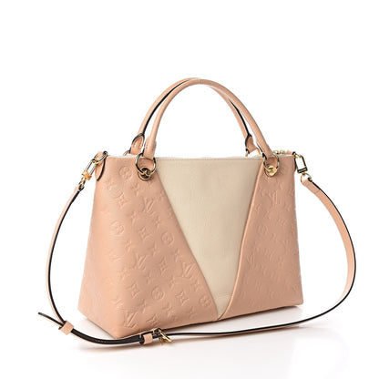 Louis Vuitton Empreinte V Tote MM Beige Rose Creme 3 of 11
