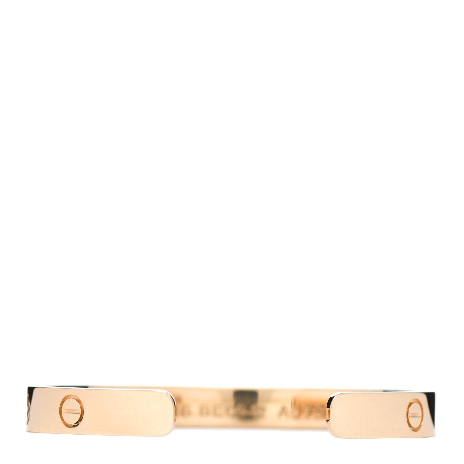 Cartier 18K Yellow Gold LOVE Cuff Bracelet 16 3 of 5