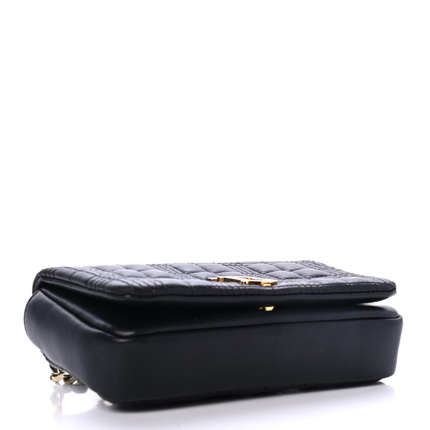 Burberry Grainy Calfskin Quilted Mini Lola Bag Black 3 of 4