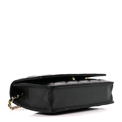 Chanel Caviar Quilted Wallet on Chain WOC Black 4 of 12