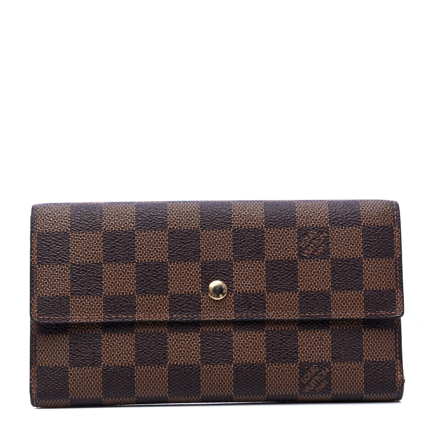 Louis Vuitton Damier Ebene Porte Tresor International Wallet 1 of 5