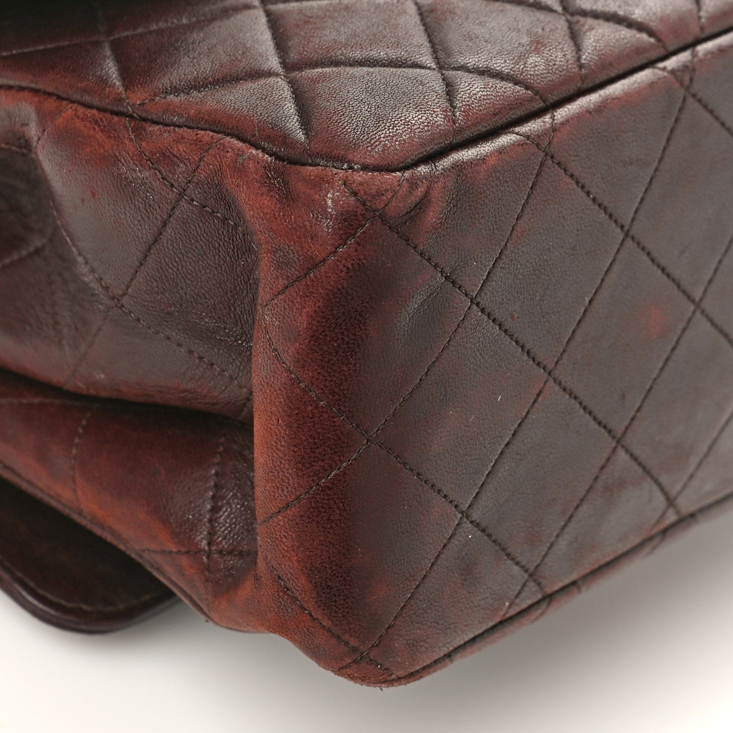 Chanel Lambskin Quilted Medium Double Sided Flap Brown 9 of 14