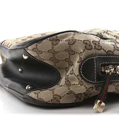 Gucci Monogram Large Princy Duffle Bag Dark Brown 10 of 10