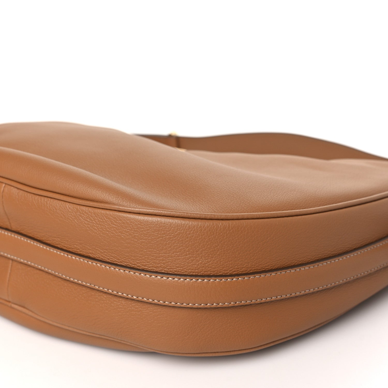 Prada Soft Calfskin Large Shoulder Bag Caramel 9 of 9