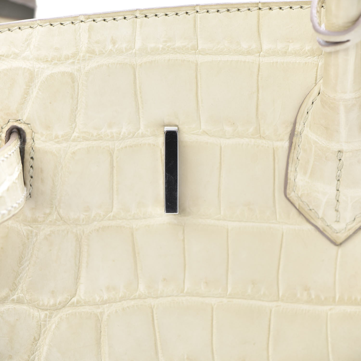 Hermes Matte Niloticus Crocodile Birkin 35 Beton 23 of 39