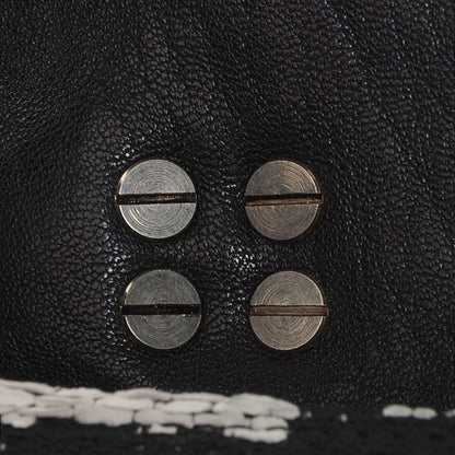 Proenza Schouler Jacquard Wood Block PS1 Tiny Satchel Black White 7 of 15