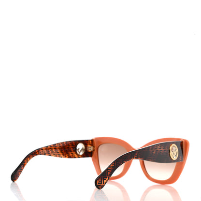 Fendi Acetate F is Fendi FF 51mm Cat Eye Sunglasses 0327/S Tortoise Orange 4 of 7
