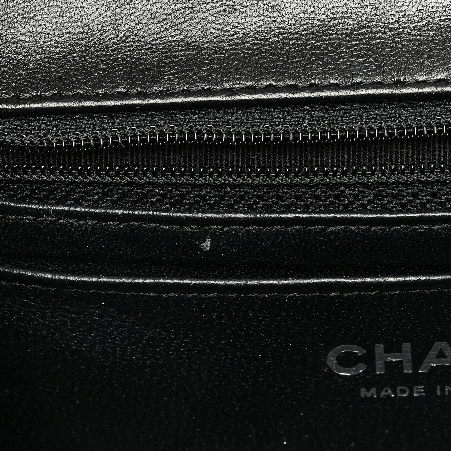 Lambskin Quilted Mini Square Flap Black