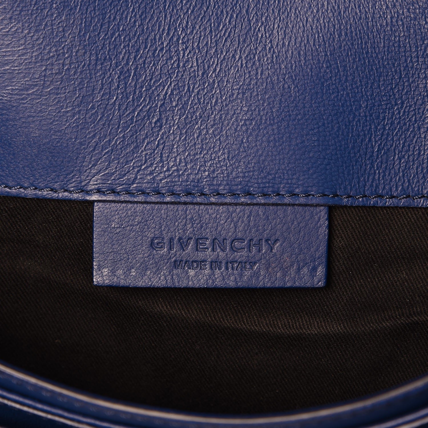 Givenchy Calfskin Dot Embossed Antigona Envelope Clutch Blue 6 of 7
