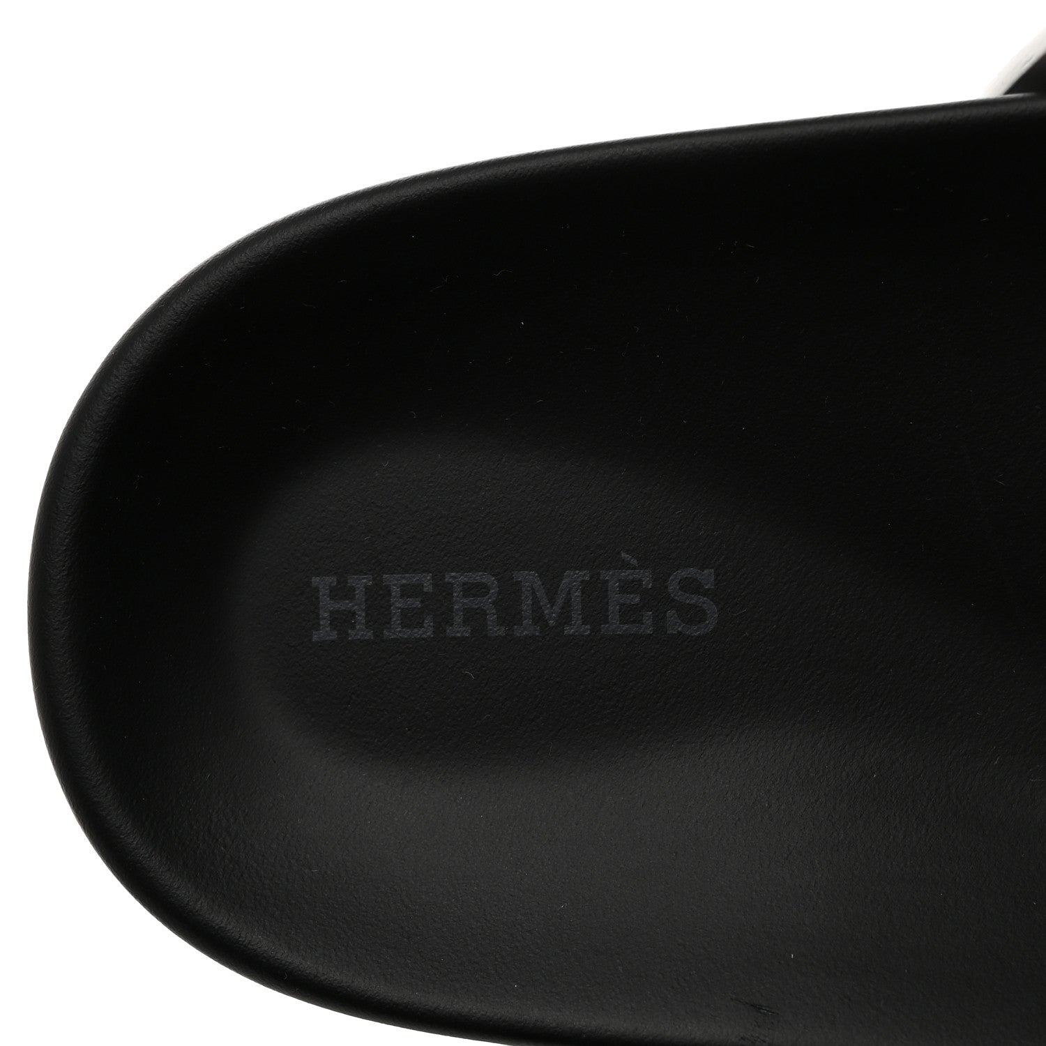 Hermes Calfskin Womens Chypre Sandals 38.5 White 5 of 9