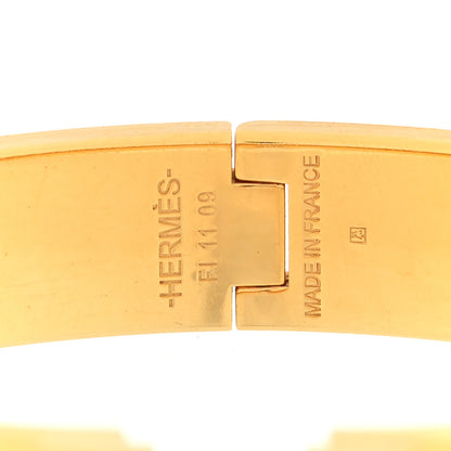 Hermes Enamel Narrow Clic Clac H Bracelet PM White 4 of 5