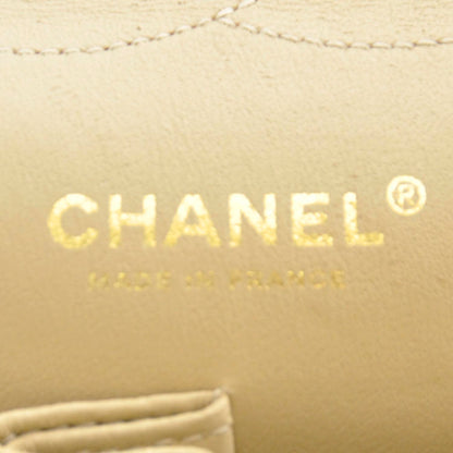 Chanel Aged Calfskin Medium Double Flap Beige 7 of 10