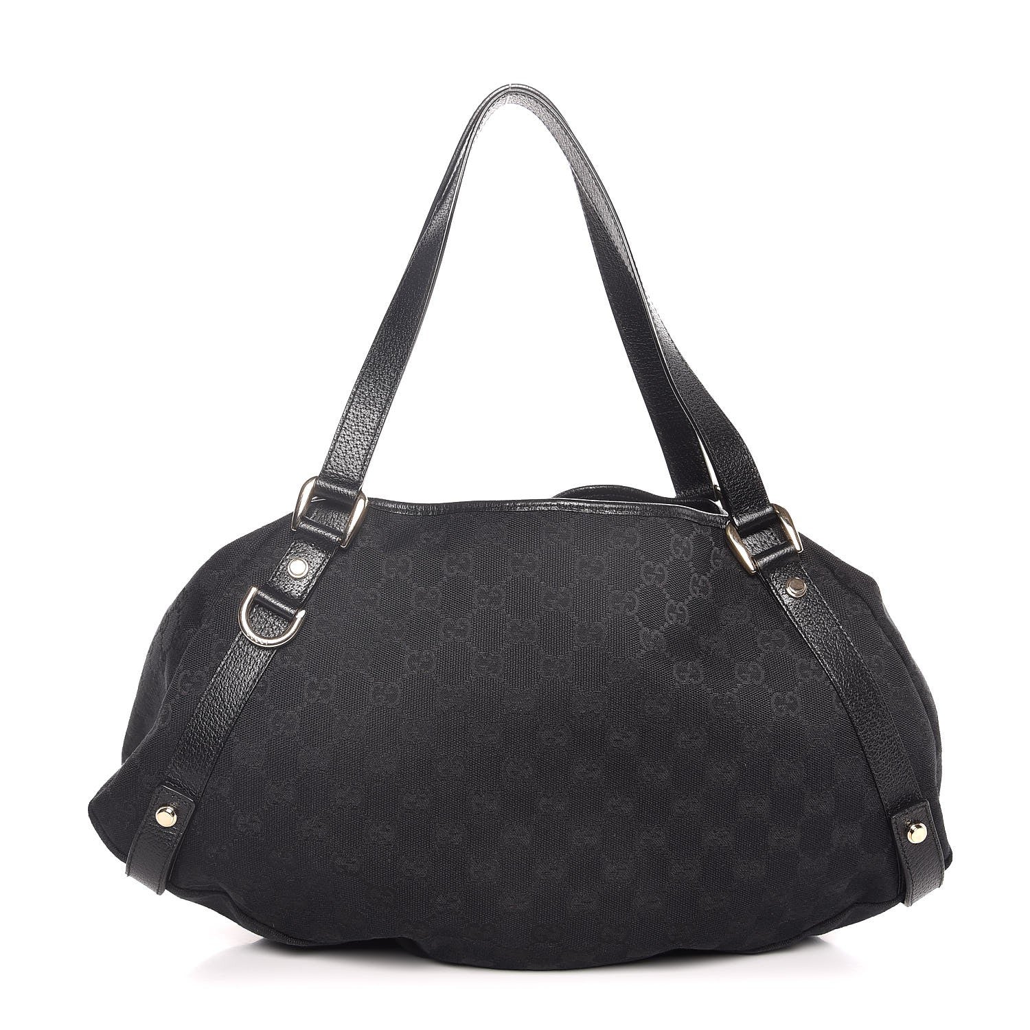 Gucci Monogram Medium Abbey Shoulder Bag Black 1 of 7