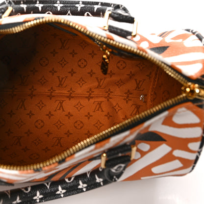 Louis Vuitton Monogram Giant Crafty Speedy Bandouliere 25 Creme Caramel 5 of 11