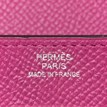 Hermes Epsom Kelly Longue Wallet Rose Pourpre 7 of 9