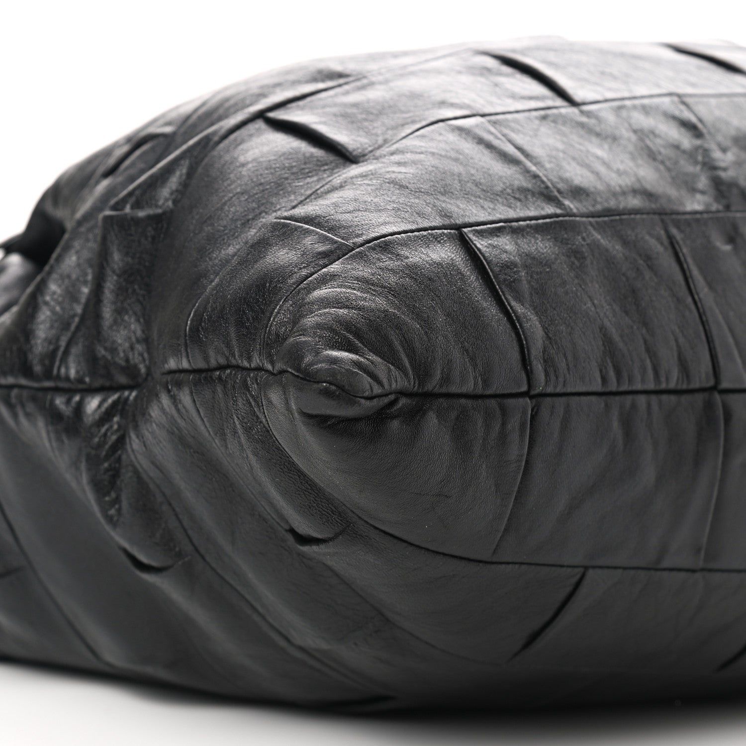 Chanel Lambskin Igloo Drawstring Tote Black 9 of 10