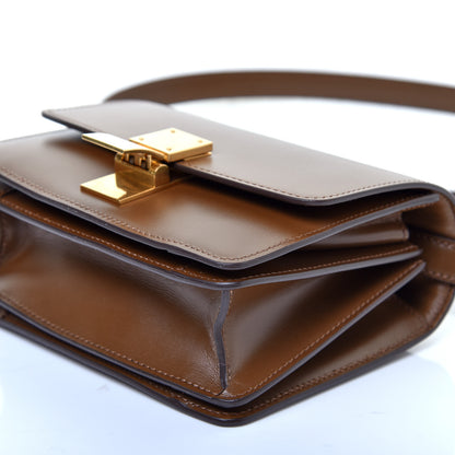 Celine Smooth Calfskin Small Classic Box Flap Bag Camel 7 of 9