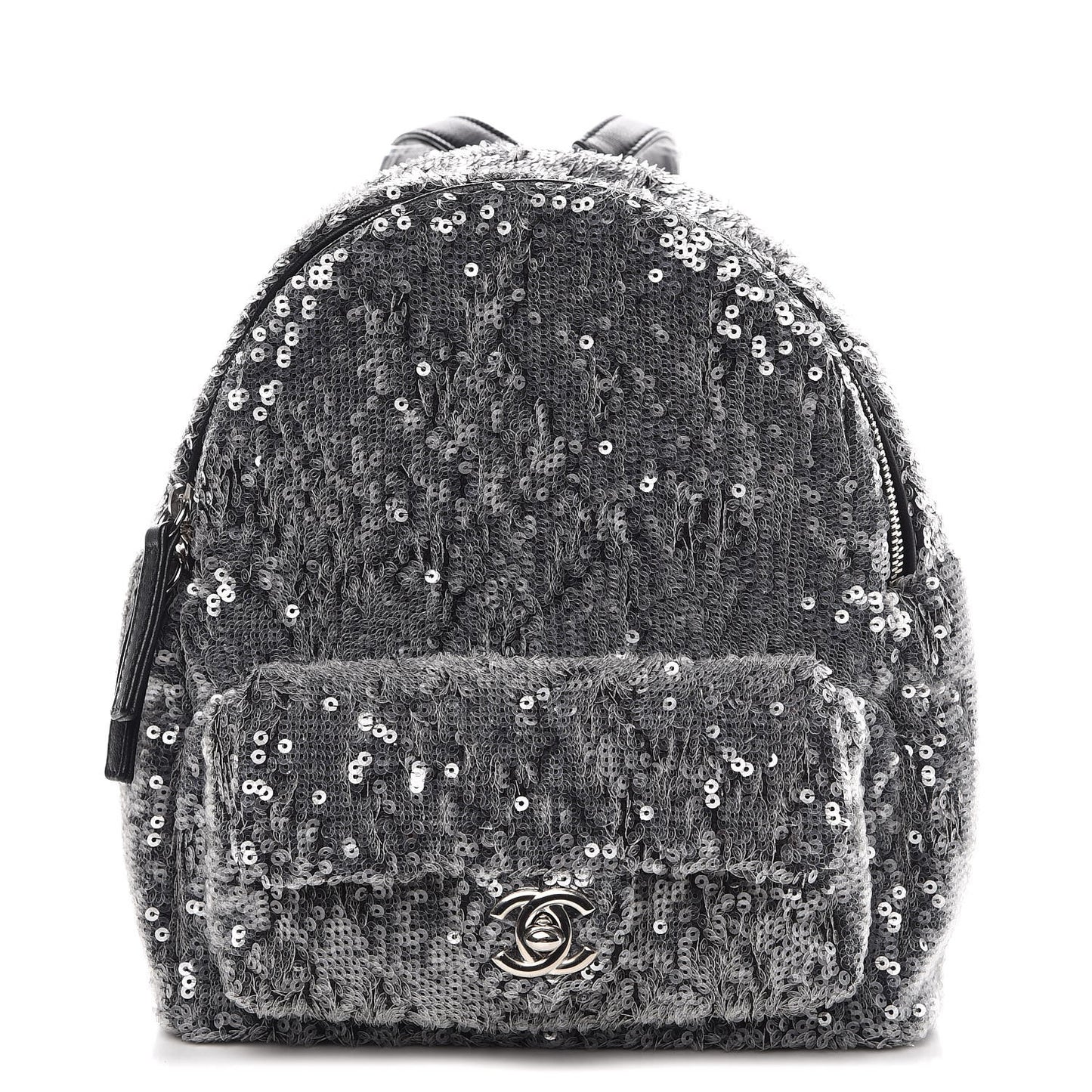 Sequin Waterfall Backpack Grey
