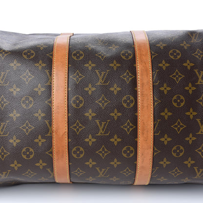 Louis Vuitton Monogram Keepall Bandouliere 55 10 of 17