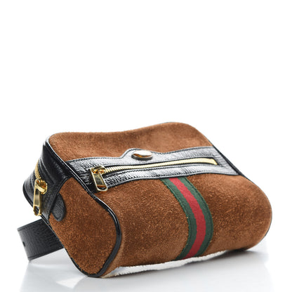 Gucci Suede Small Ophidia Belt Bag 75 30 Brown 4 of 13