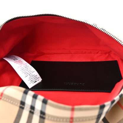 Burberry Nylon Vintage Check Medium Sonny Bum Bag Archive Beige Black 5 of 13
