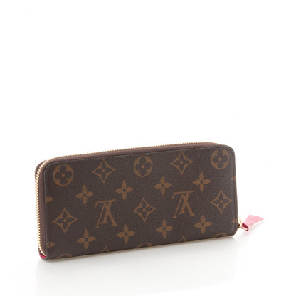 Louis Vuitton Monogram Clemence Wallet Hot Pink 3 of 7