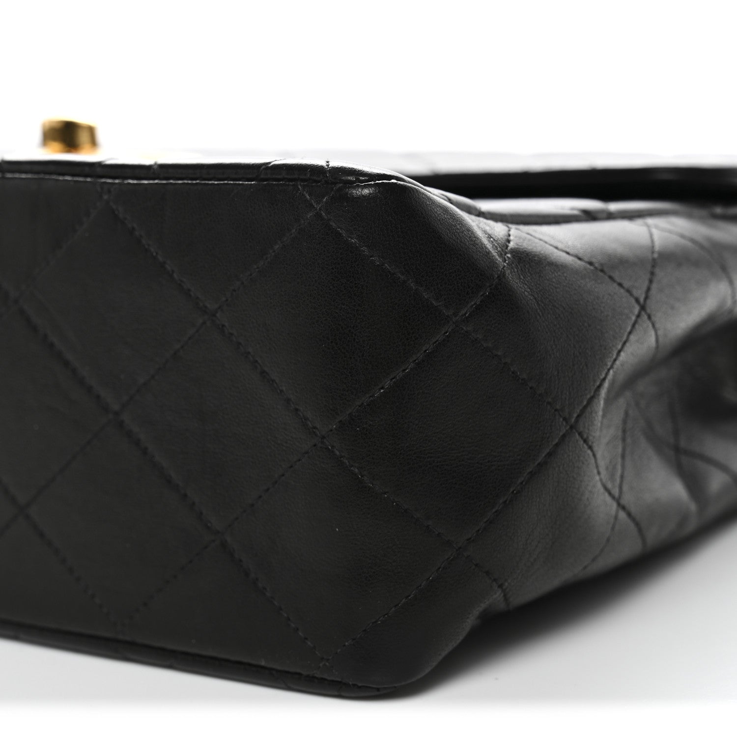 Chanel Lambskin Quilted Jumbo Single Flap Black 11 of 11